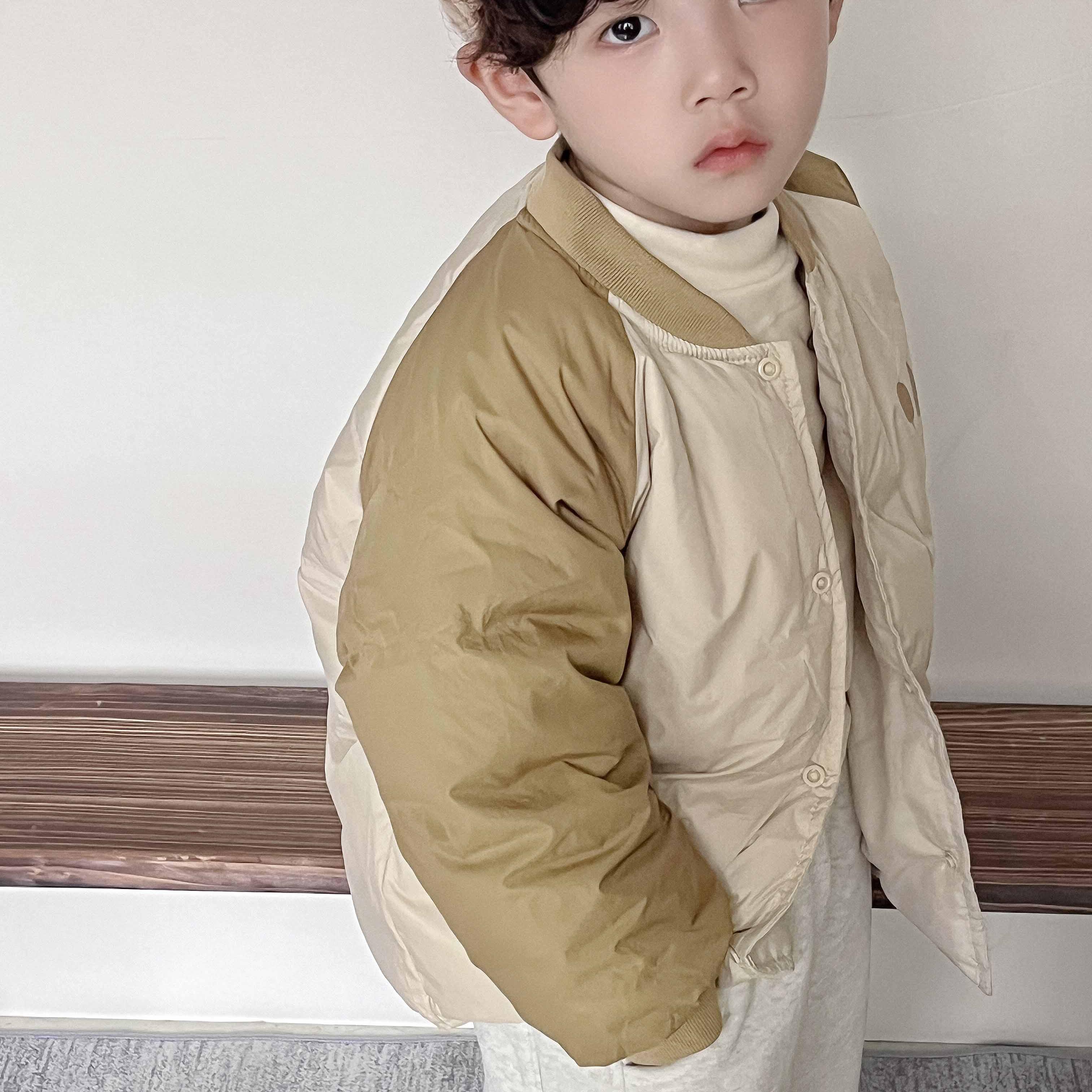 科迪熊白鸭绒校服内搭羽绒内胆