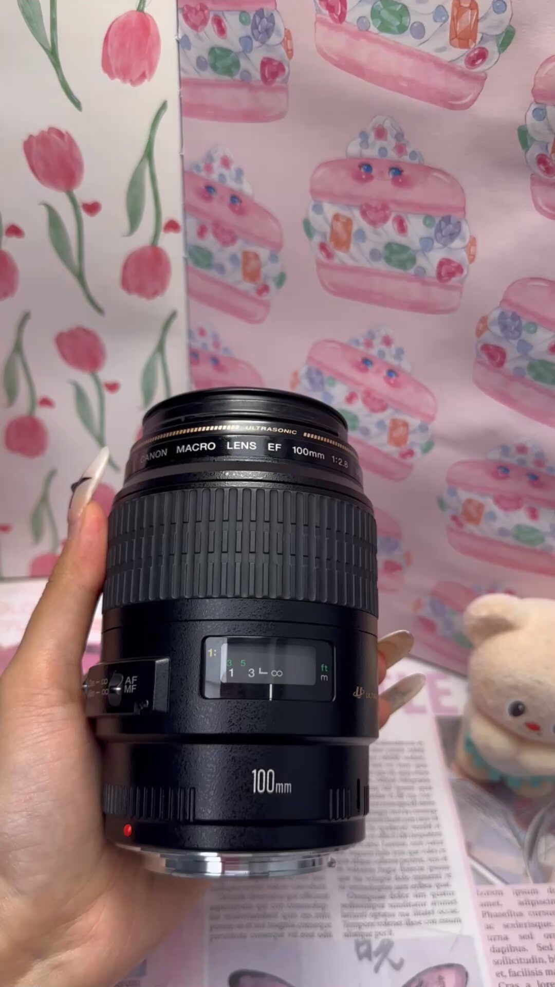 thumbnail for [One Camera, One Code] Canon 100mm F2.8 Black, 98% New