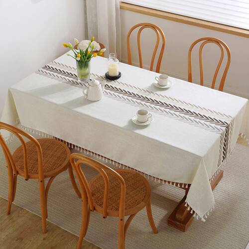 Tablecloth household dust-proof dining table cover桌布家用