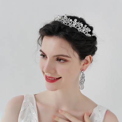 European and American bridal jewelry rhinestone headband