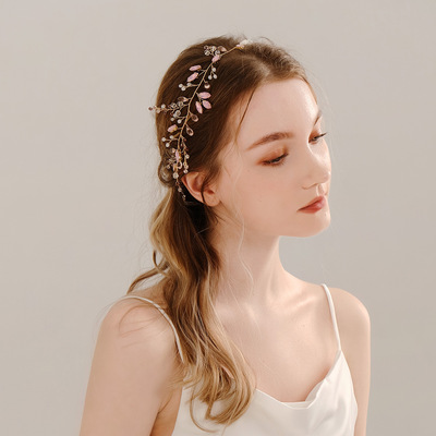 Bridal accessories stage performance side headband头带