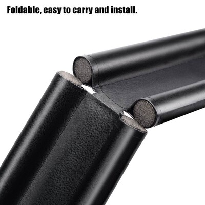 Foldable Under Door Draft Stopper Washable Leather Door Seal