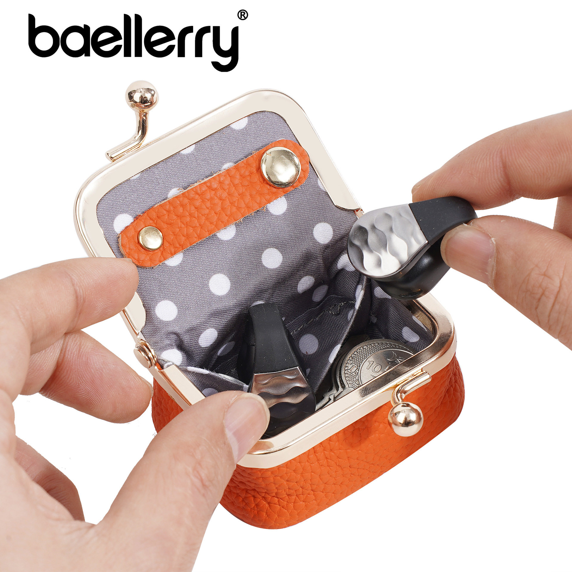 New Women's Zero Wallet Leather Mini Jewelry Box硬币小包