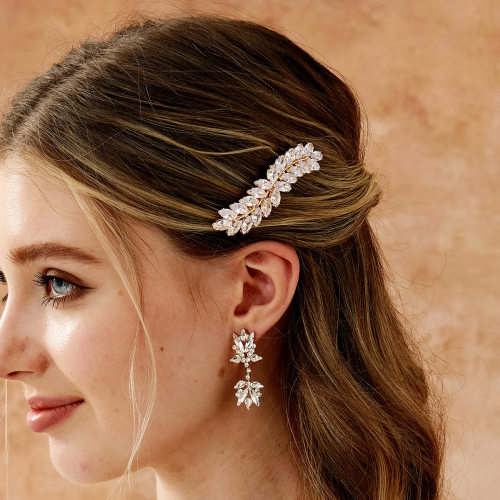 Korean style vintage spring clip bun headband hair accessory