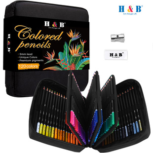 120 color set, colored pencils, art and painting supplies