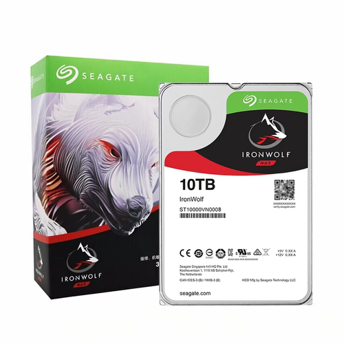 Seagate/希捷ST10000VN0008 酷狼10tb机械氦气硬盘10t垂直NAS硬盘