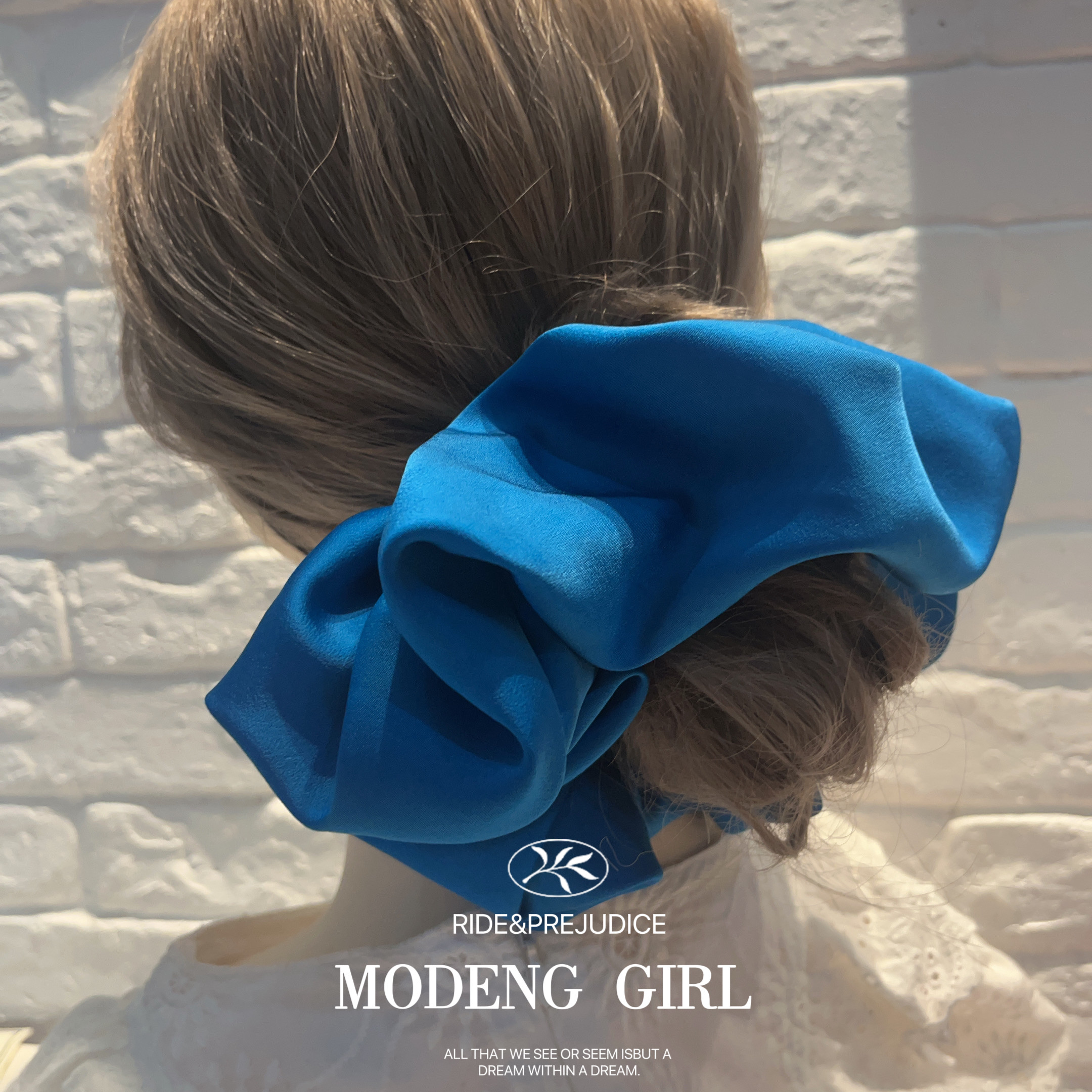 明星同款发圈~多色可选 超大肥肠圈气质头绳简约扎发皮筋发饰原创