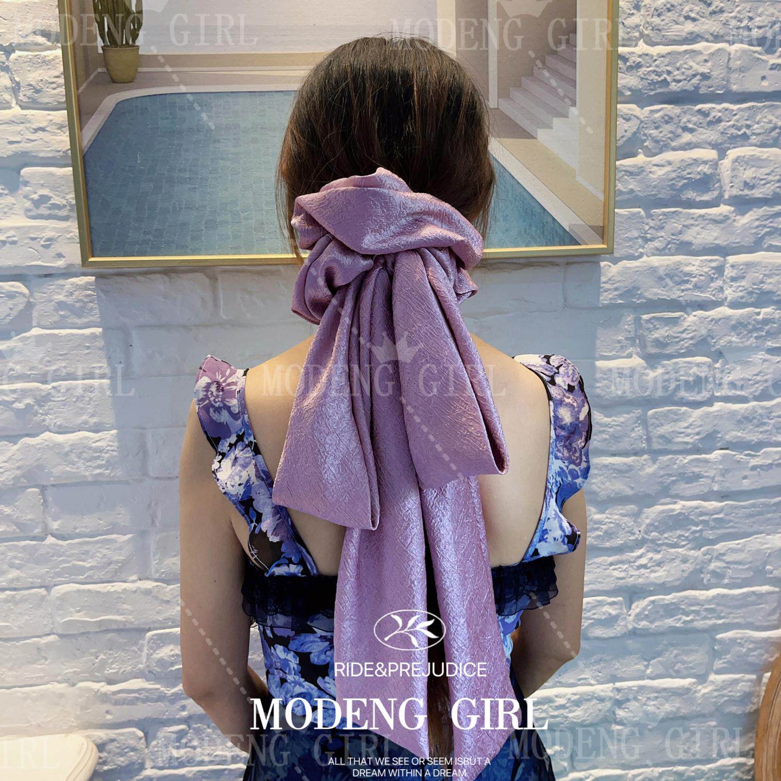 【线条故事】多色定制~法式皮筋发圈高档女头绳超大蝴蝶结原创