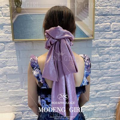 【线条故事】多色定制~法式皮筋发圈高档女头绳超大蝴蝶结原创