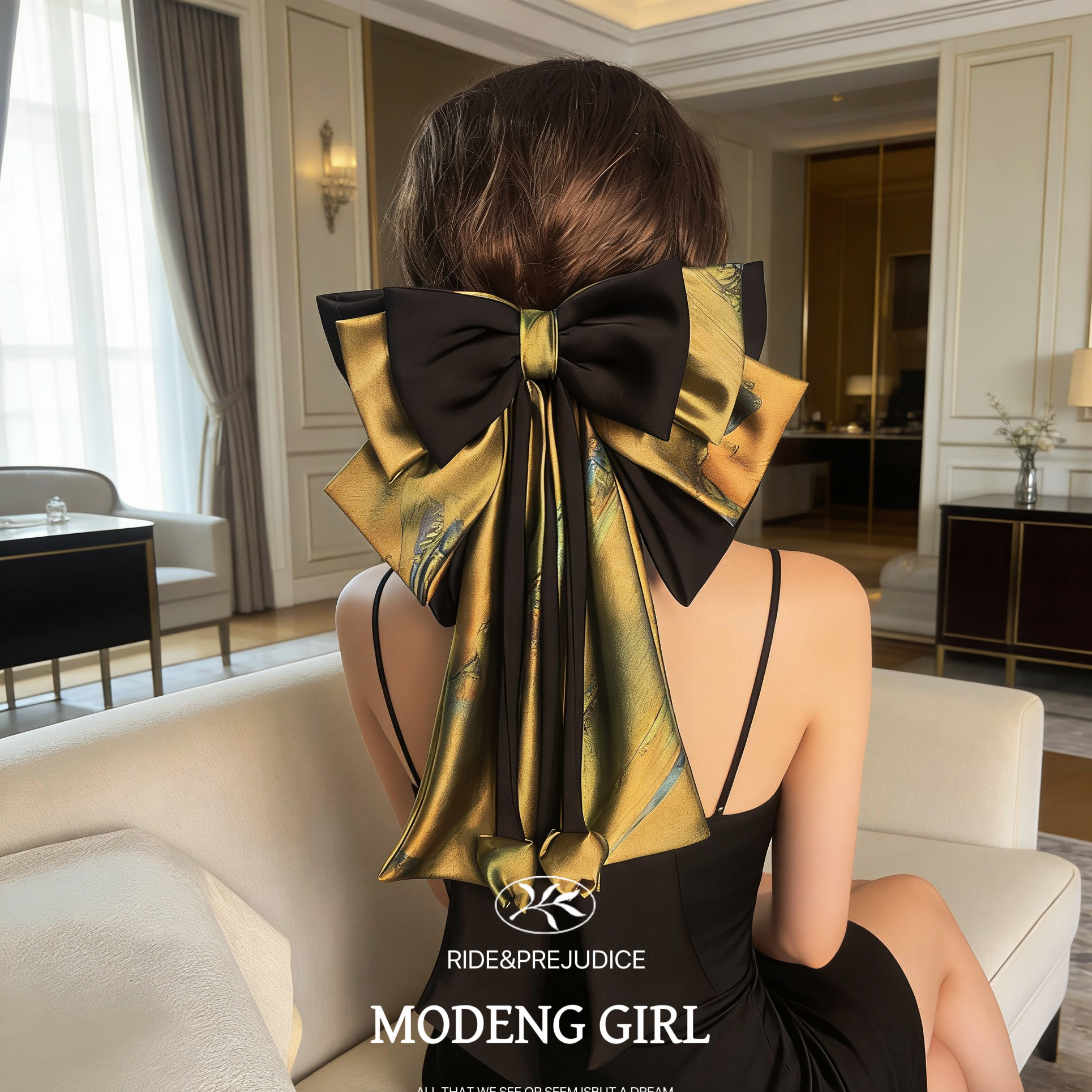 【碧瑜清浔】国风旗袍缎~气质温婉超大七层蝴蝶结弹簧夹古风写真,饰品/流行首饰/时尚饰品新,发饰,淘宝优惠券,粉丝福利购,淘宝优惠卷