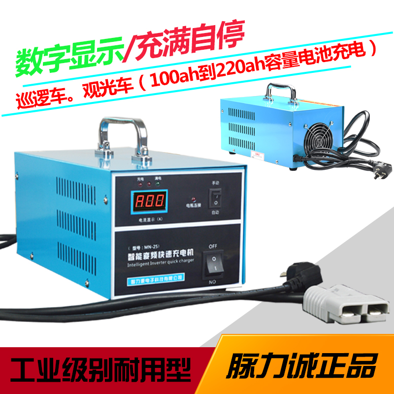 脉力诚48V25A充电器电动巡逻观光车60V200A180ah72V25A智能充电器 电动车/配件/交通工具 电动车充电器 原图主图