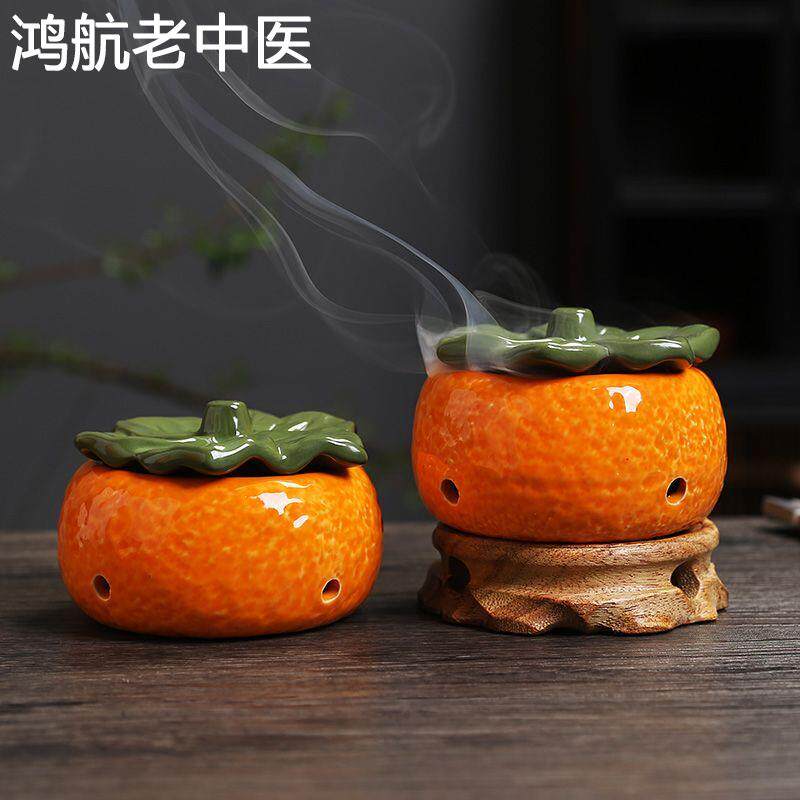 艾条熏盒子香炉艾灸器具艾叶熏条盘香线艾草条熏家用室内消毒底座图片