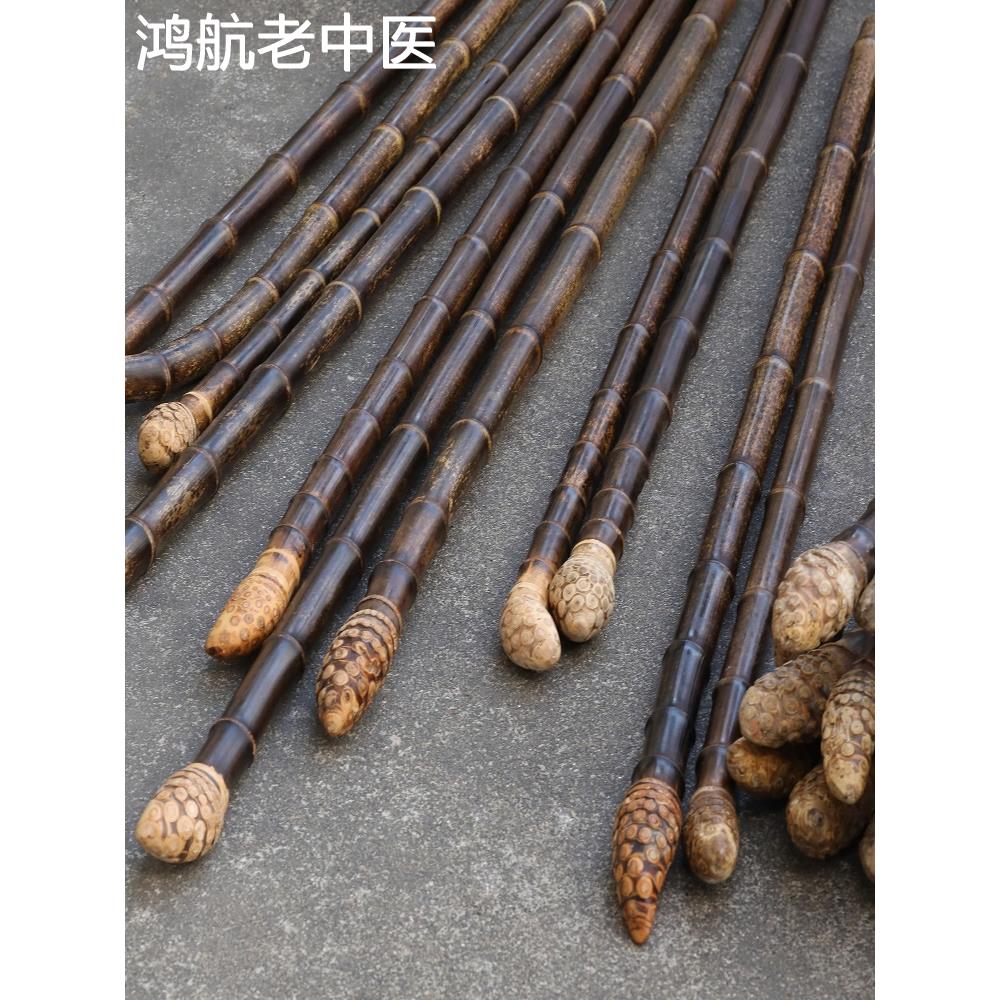 紫竹拐杖根老人用防滑户外登山文玩手杖老年捌扙徒步爬山竹子拐棍