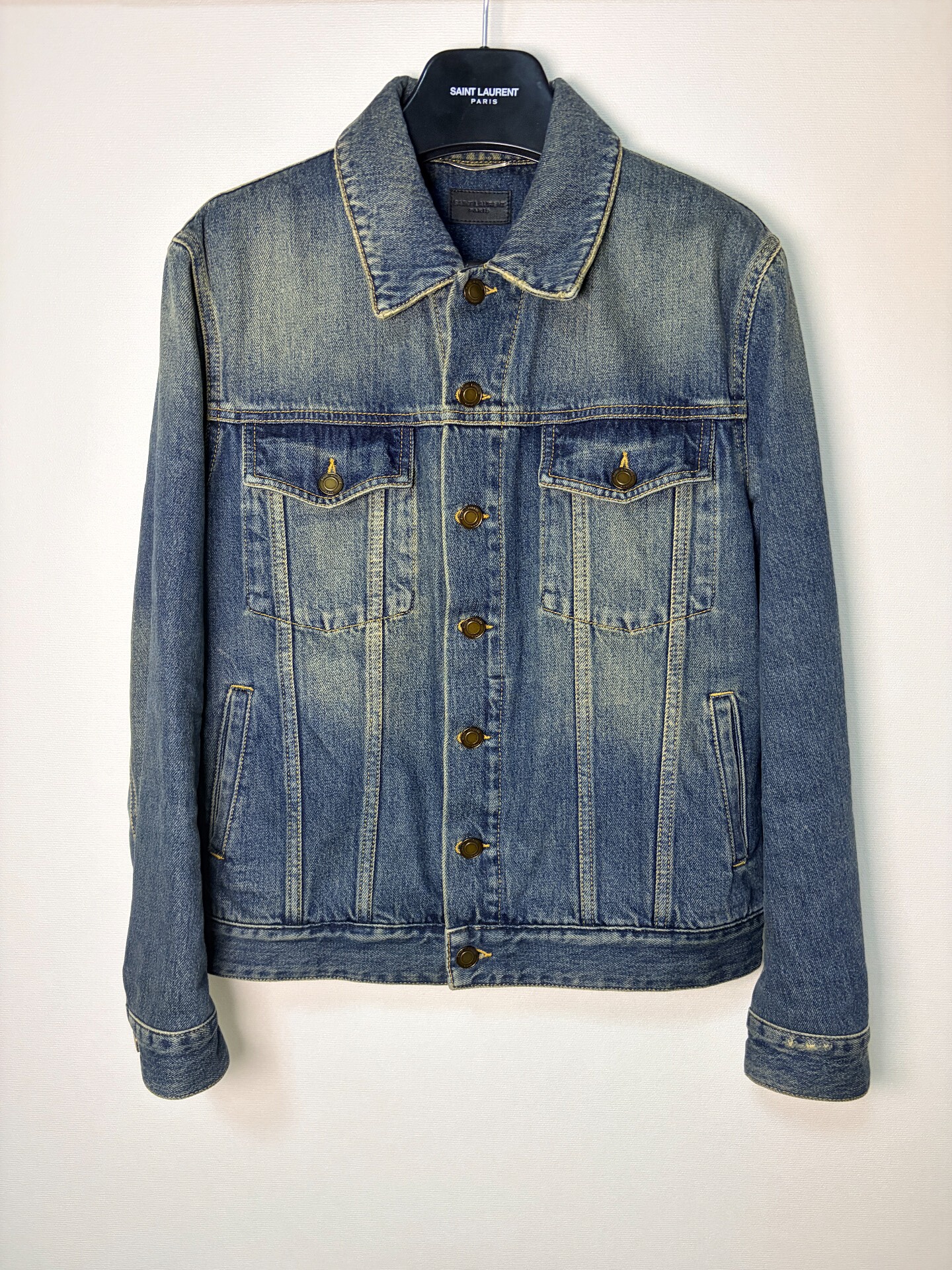 Saint Laurent Classic Blue Denim Jacket