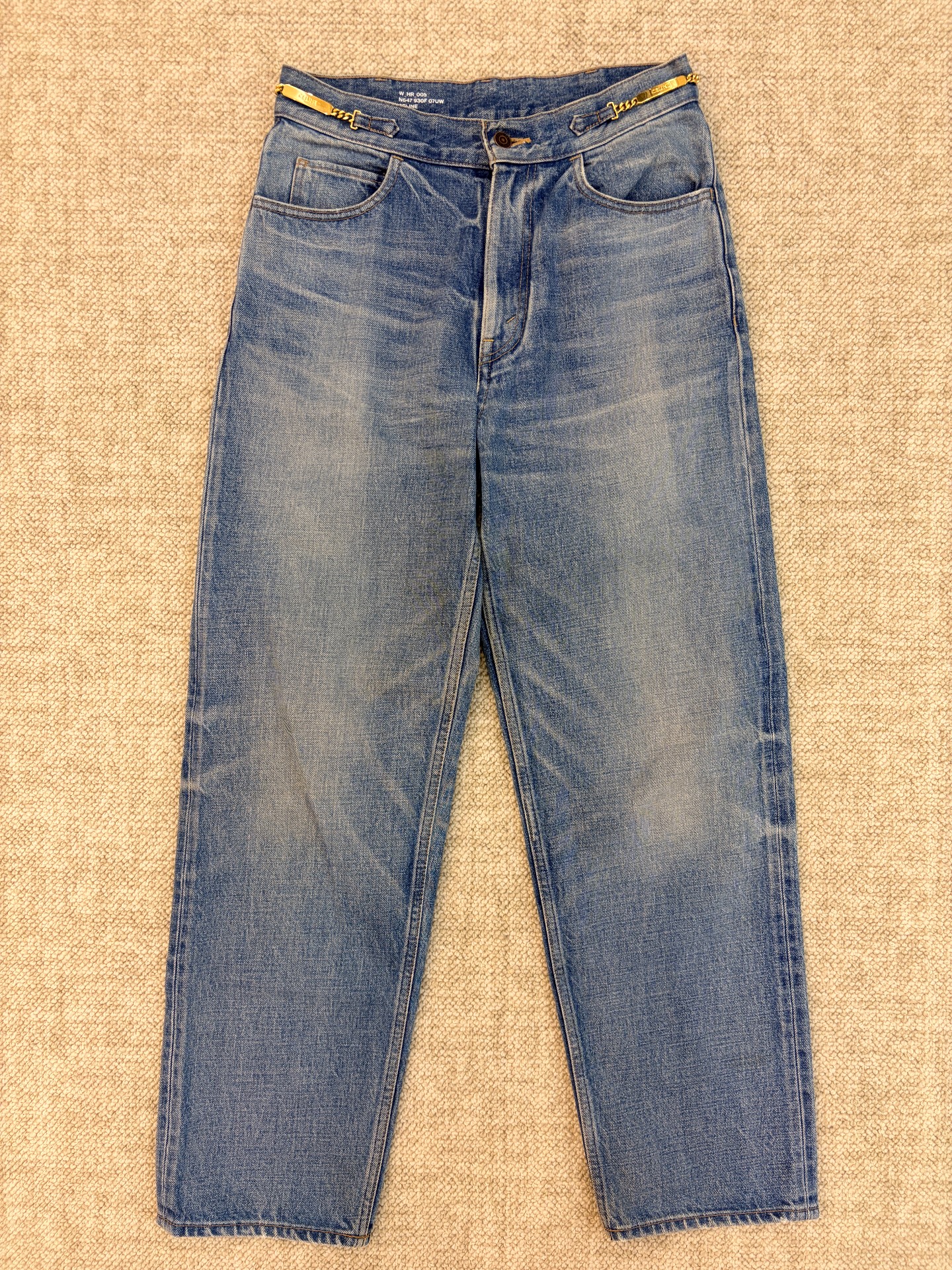 Celine 22FW Margaret Gold Chain Jeans