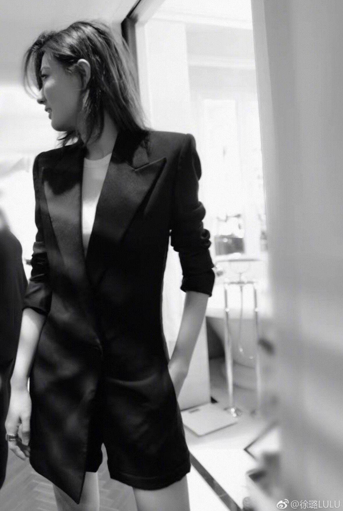 Saint Laurent Women's Blazer Jumpsuit — label