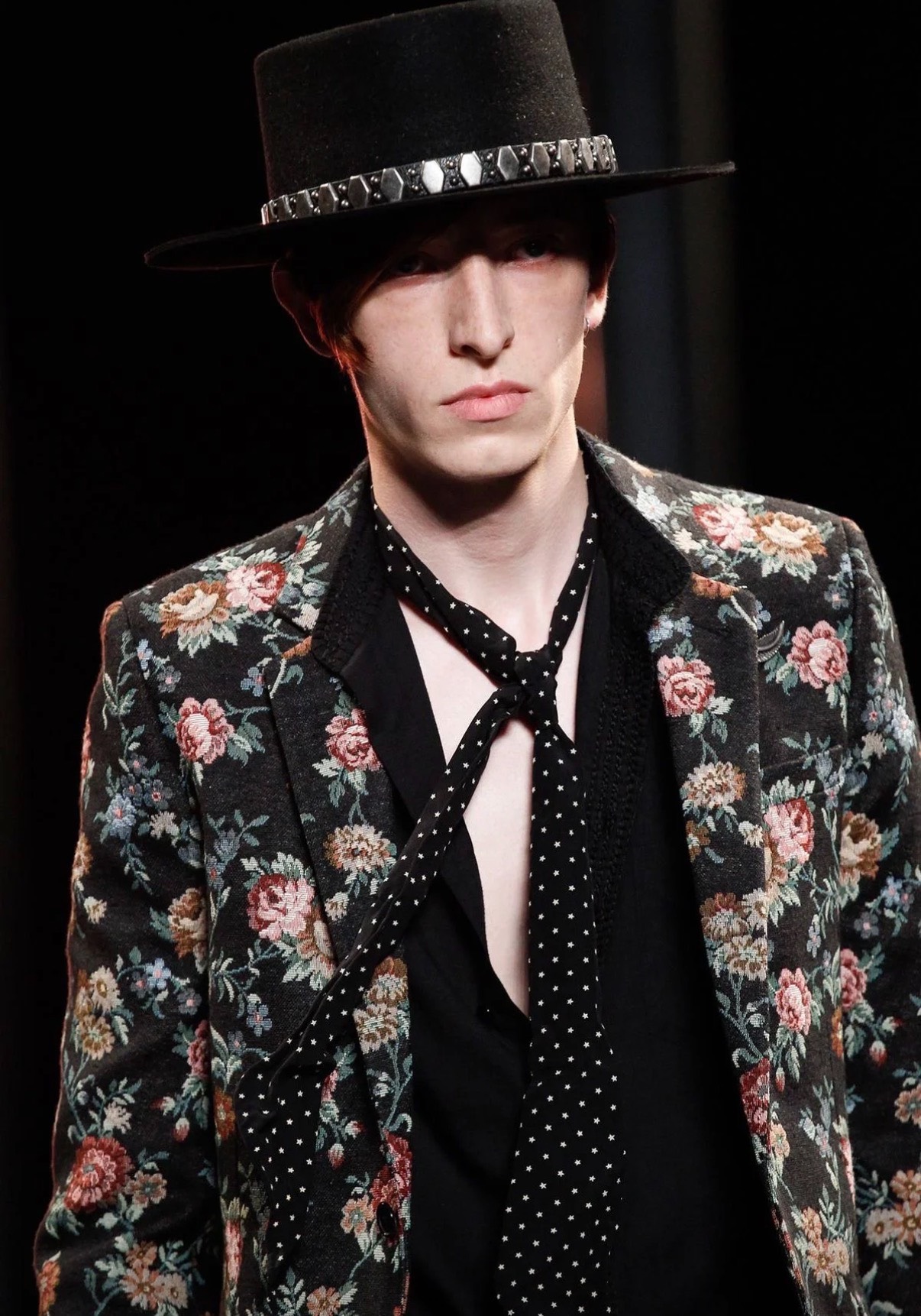 Saint Laurent SLP 15SS Floral Blazer — label