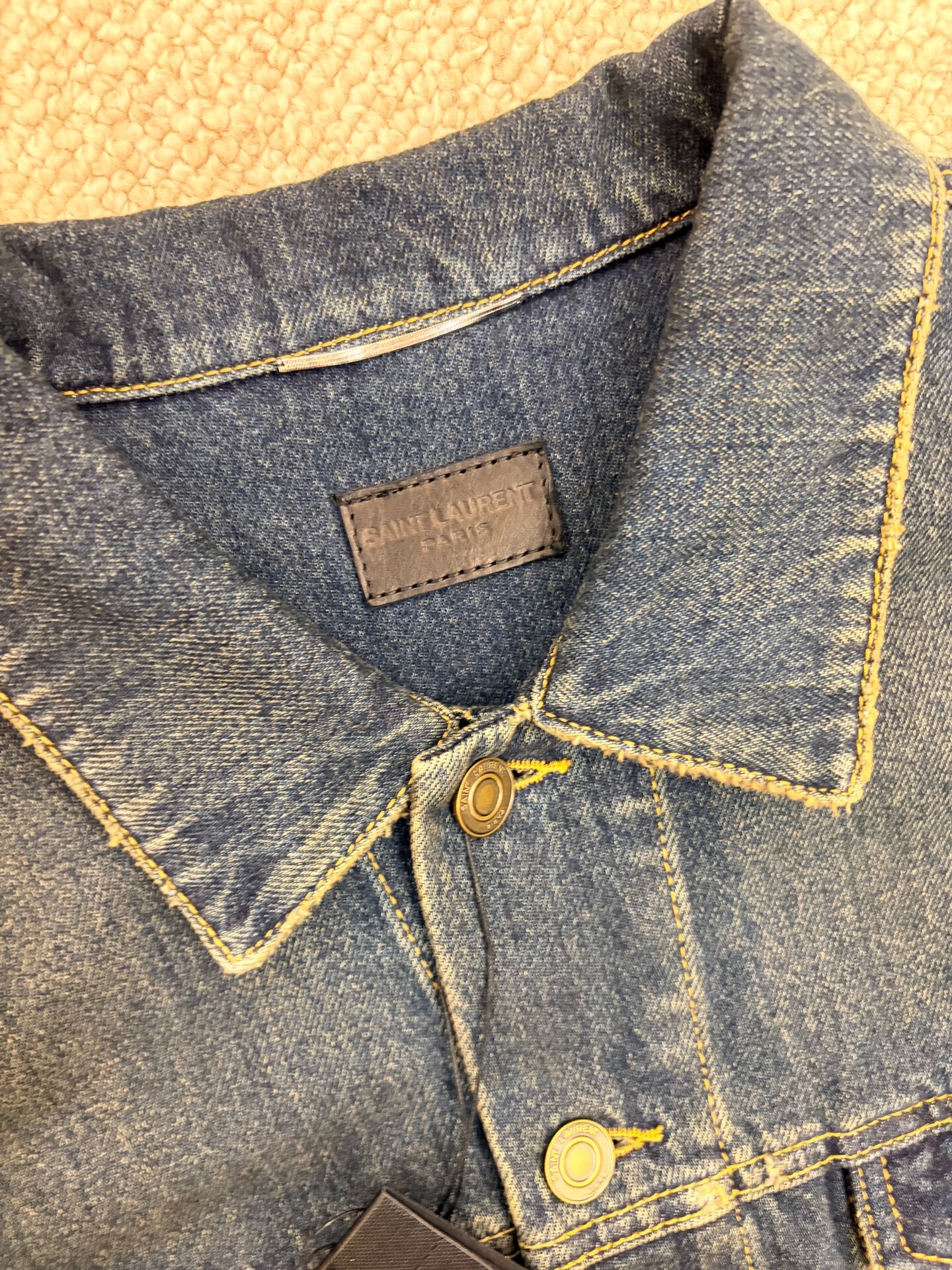 Saint Laurent SLP 16SS Denim Jacket — back
