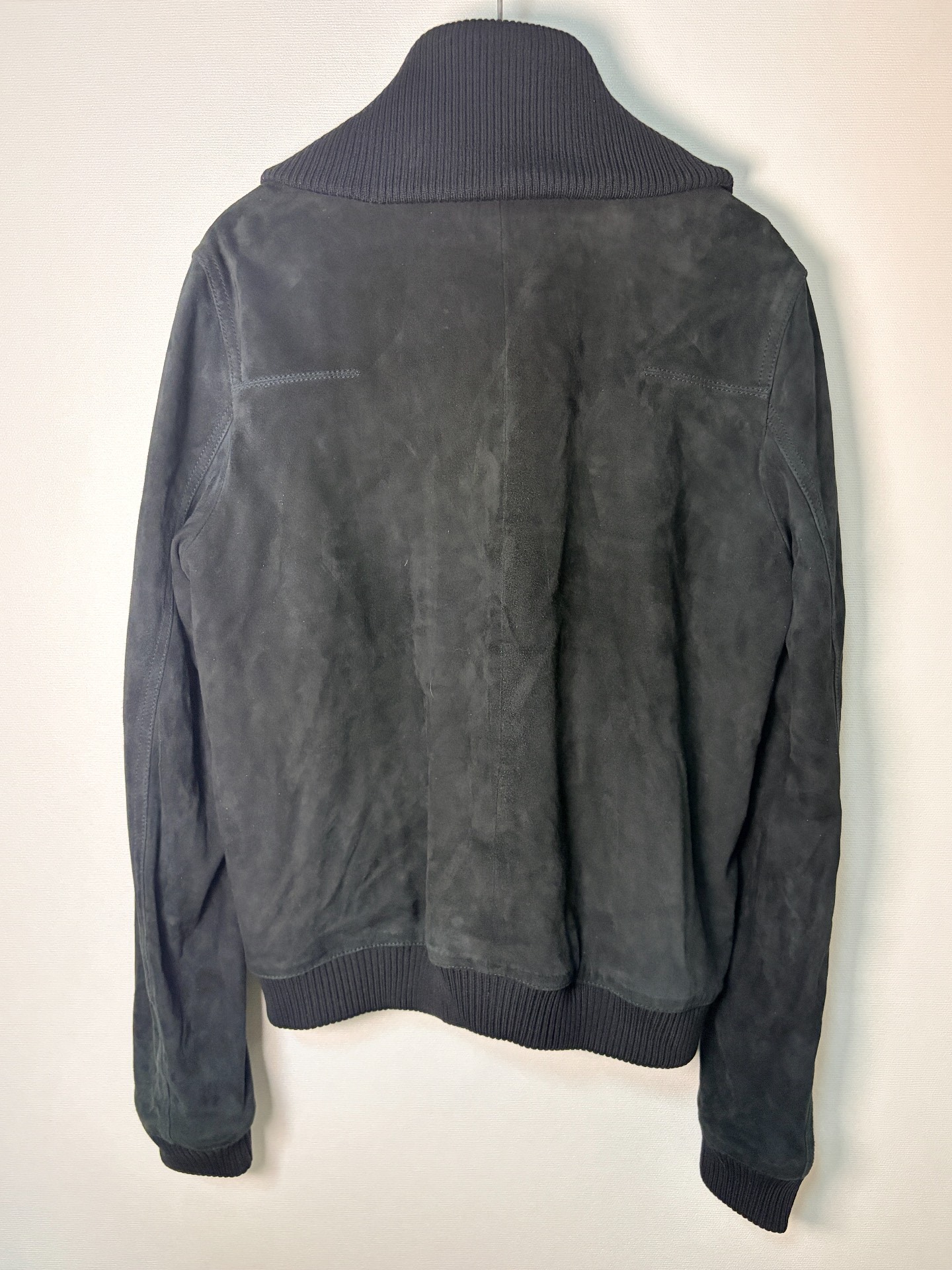 Dior Homme 11FW Black Suede Jacket — front