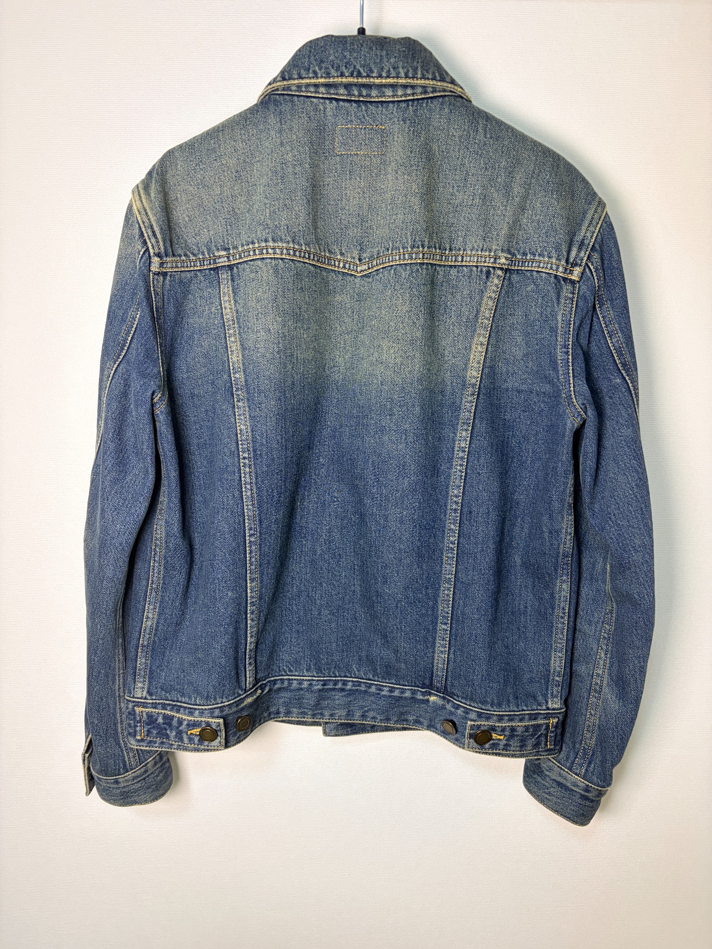 Saint Laurent Classic Blue Denim Jacket — front