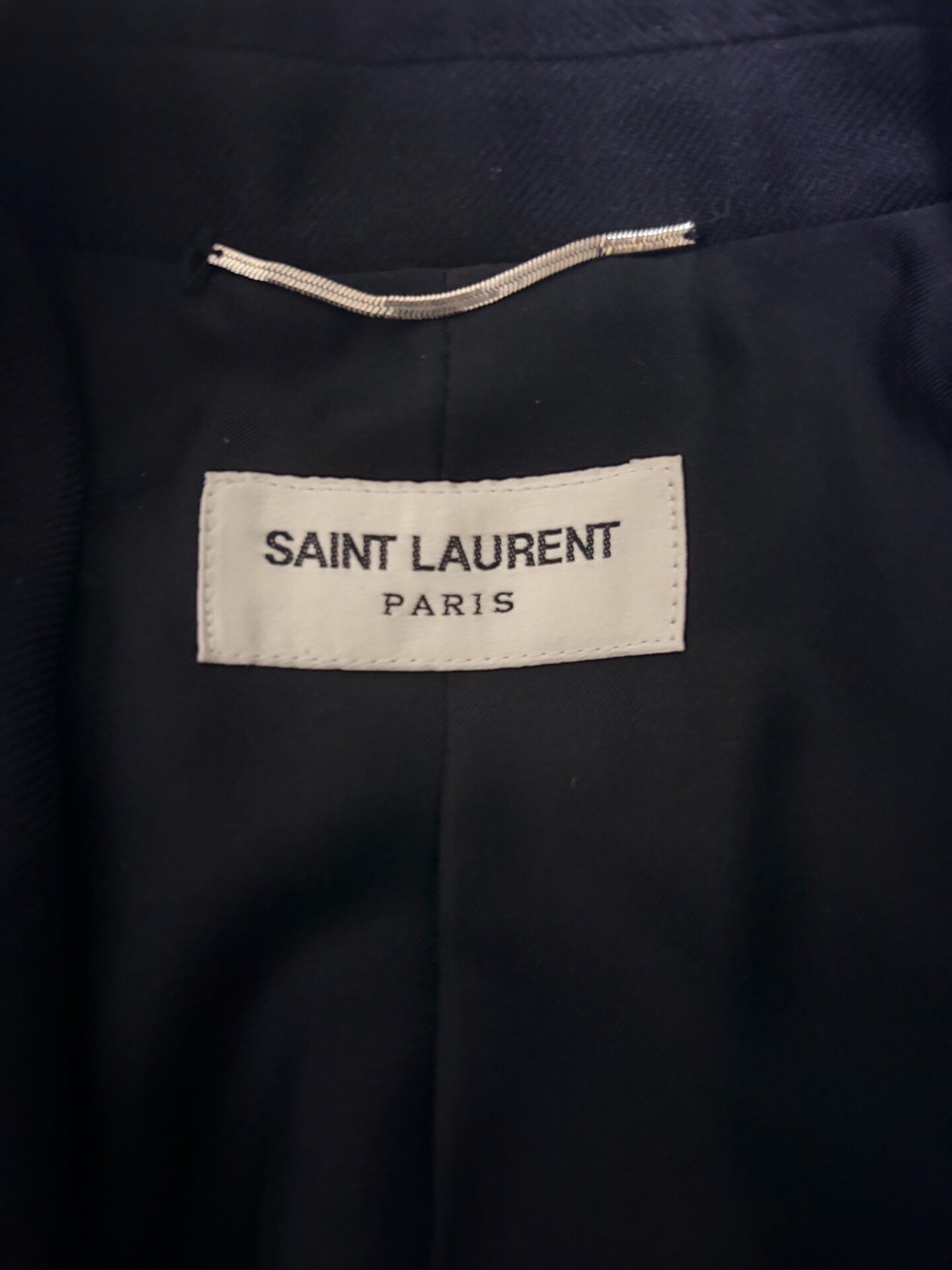 Saint Laurent Shawl Collar Wool Blazer — back