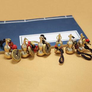 速效救心丸小瓶子 吊坠铜葫芦迷你小药瓶便携药盒随身药品分