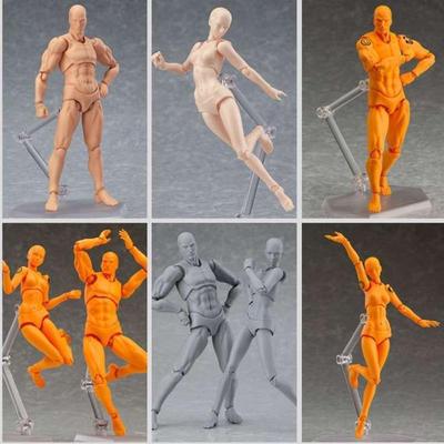 万代shf素体人偶绘画辅助模型关节可动人体手办动漫美术素描参考