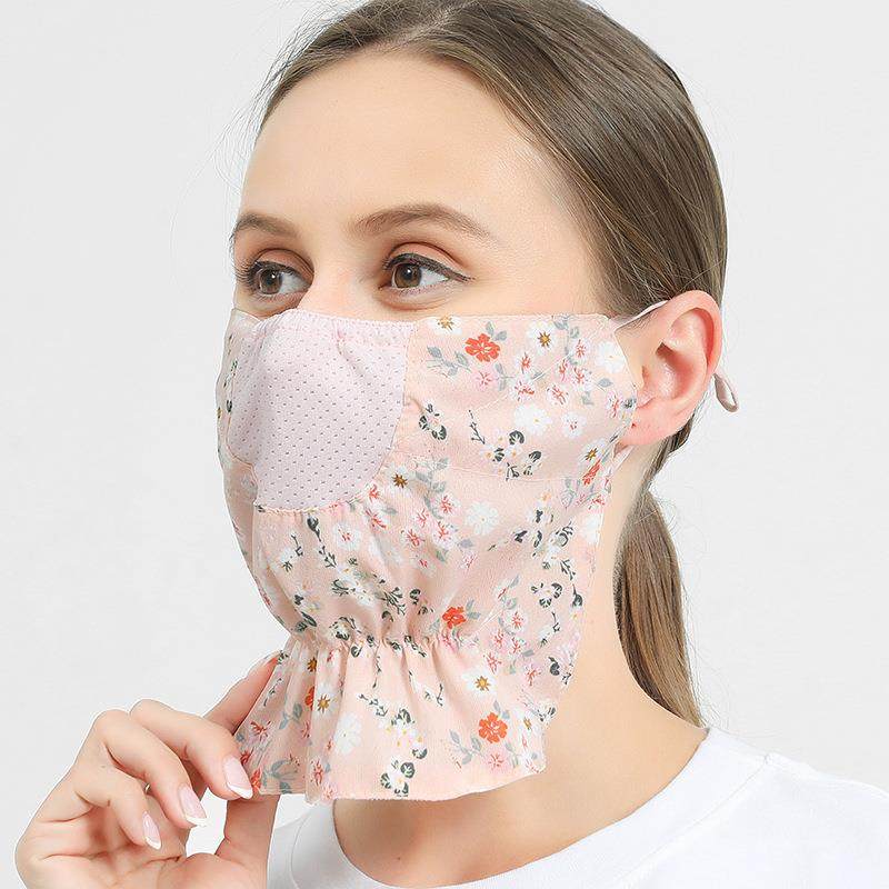 纯棉防晒面罩口罩夏季薄款女透气脸罩护颈网纱骑开车遮阳夏天时尚,居家日用,口罩,淘宝优惠券,粉丝福利购,淘宝优惠卷