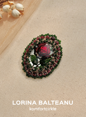 LORINA 胸针ESTHER BROOCH 复古手工可做吊坠配饰轻奢精致礼物