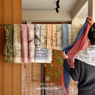 自留主推款 MONSECRET 飞鸟三角巾方巾头巾披肩围巾丝巾系包春夏