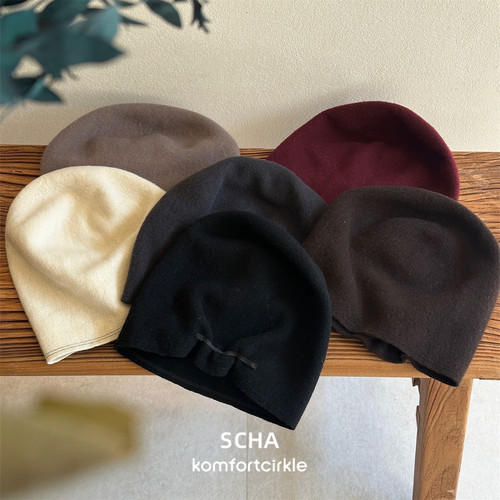 SCHA 116Taiga Long 羊毛包头堆堆冷帽 德国手工秋冬经典时尚百搭