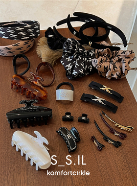 特价 SSIL 新款韩式甜美优雅大肠发圈发夹发箍抓夹气质高级发饰女