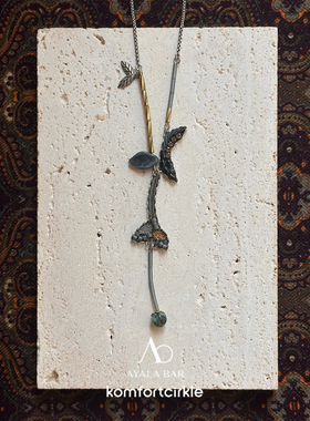 AYALA BAR C3666项链 Nero Moonlight Shimmer Necklace 手工制作