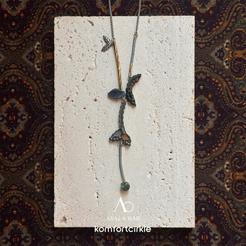 AYALA BAR C3666项链 Nero Moonlight Shimmer Necklace 手工制作