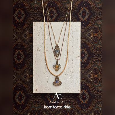 AYALA BAR C3658项链 Armonia Layered Long Necklace 手工制作