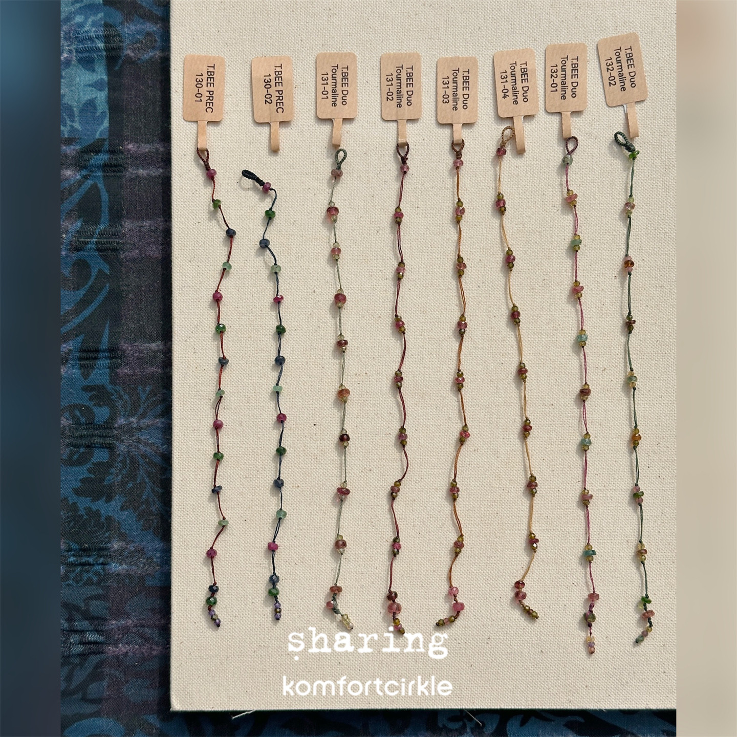 SHARING 经典款彩色串珠编绳细手链女法国手工复古高级感礼物