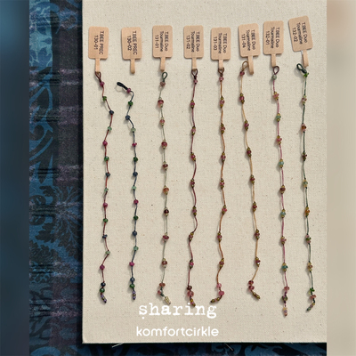 SHARING 经典款彩色串珠编绳细手链女法国手工复古高级感礼物