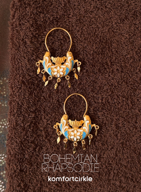 Bohemian Rhapsodie 法式复古流苏耳环 ALABAMA CELESTE EARRINGS