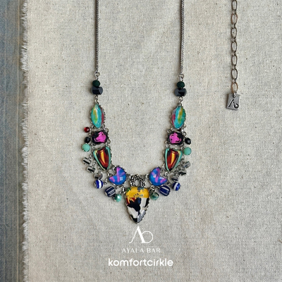 AYALA BAR R3640项链 Licorice Glass Necklace 手工制作锁骨链