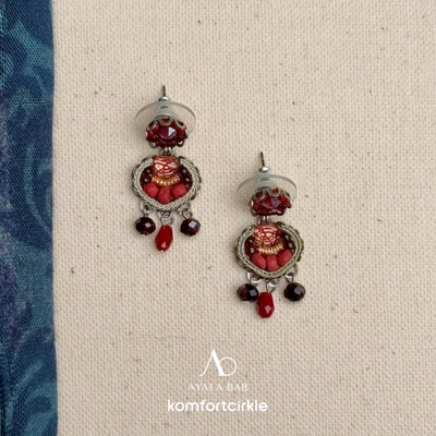 AYALA BAR C1429耳环 Ruby Love Noa Earrings 手工制作
