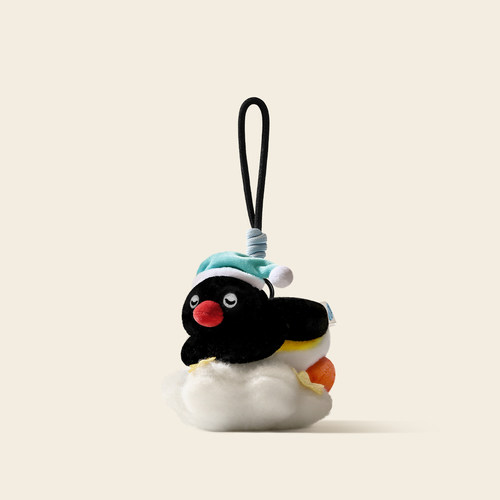正版pingu睡衣企鹅玩偶包包挂件