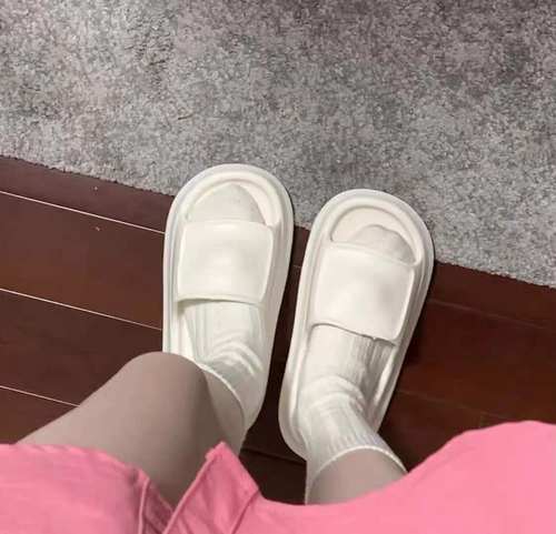 踩屎感EVA加厚外穿拖鞋百搭