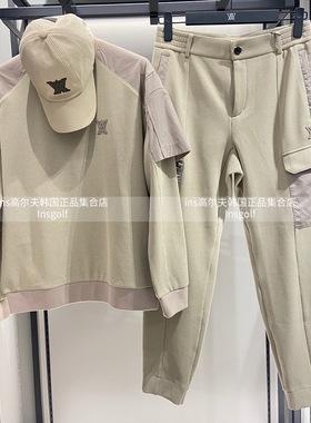 Anew高尔夫球服套装25春款男士卫衣长袖上衣休闲运动百搭束脚长裤
