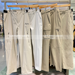 MALBON高尔夫男装裤子25春季新款休闲直筒裤golf户外运动百搭长裤