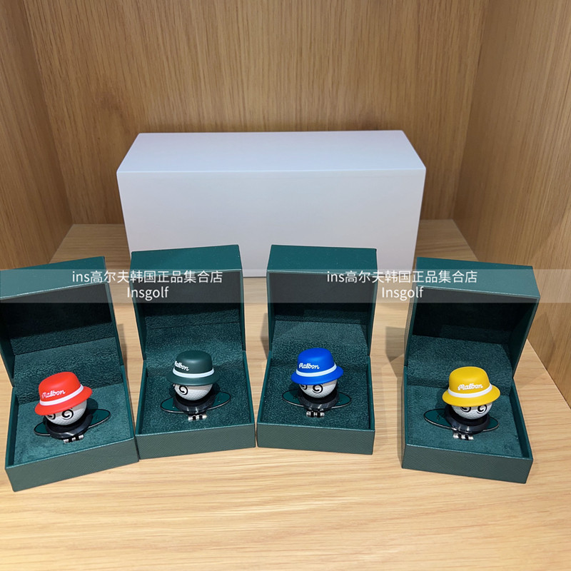 malbon高尔夫球迷用品下场马克mark水平仪磁吸Mark帽夹果岭球位标
