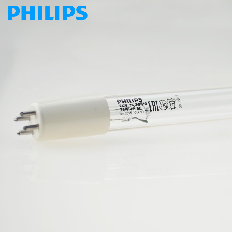 飞利浦TUV 36 T5 HO 4P-SE 75W 紫外线杀菌灯管 单端四针消毒灯管