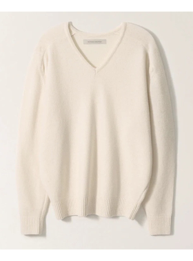 若若韩代正品直邮nothingwritten25秋冬经典v领羊毛针织毛衣内搭