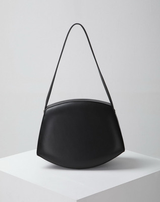 韩国羊皮纯色手拎设计师单肩包