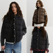 直邮DUNST25秋冬鹅绒马甲背心男女同款 若若韩国正品 代购 叠穿