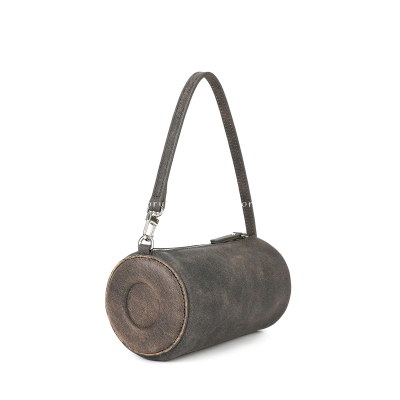 osoi单肩手提包圆筒包